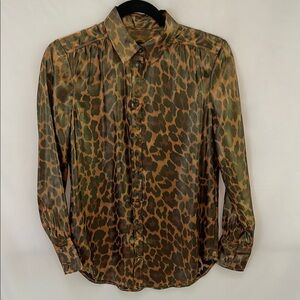 J.Crew Leopard Print Shirt